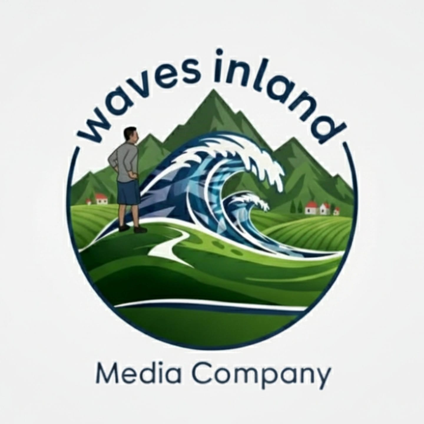 Waves Inland Media Company logo